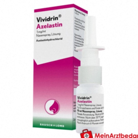 Azelastine solution nasale
